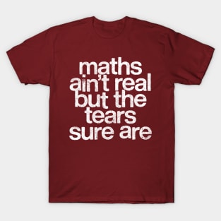 Maths Ain't Real But The Tears Sure Are T-Shirt